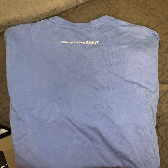 Commes Des Garcon - Unisex T-shirt - Blue - Size Small - Picture 4 of 4